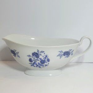 VINTAGE LENNOLD BLUE MEISSEN GRAVY BOAT (NO UNDERPLATE)
